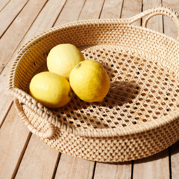 Fruit Basket Wicker Rattan