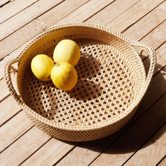 Fruit Basket Wicker Rattan