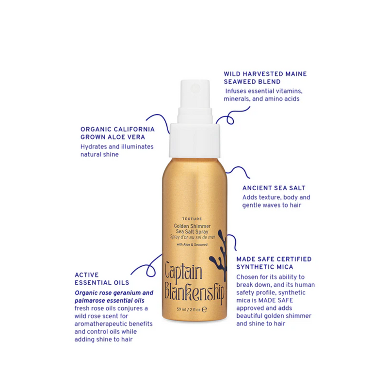 Golden Shimmer Sea Salt Spray