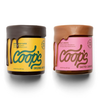 Coop's Original Hot Fudge & Salted Caramel Sauce (2- Pack)