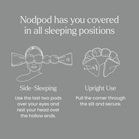 Nodpod Sleep Mask - Elephant Gray