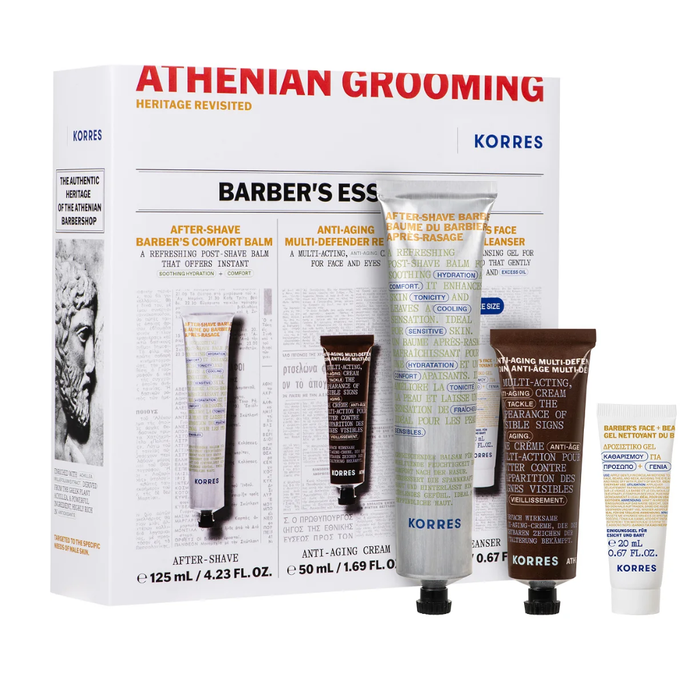 KORRES Athenian Grooming Barber's Essentials Start Kit For Men ($90 Value)