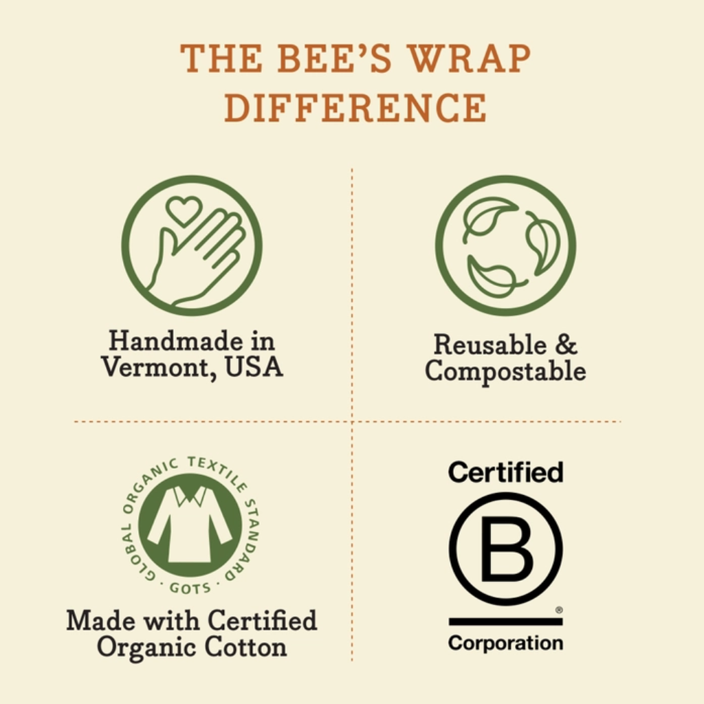 BEE'S WRAP Assorted 3 Pack Botanical