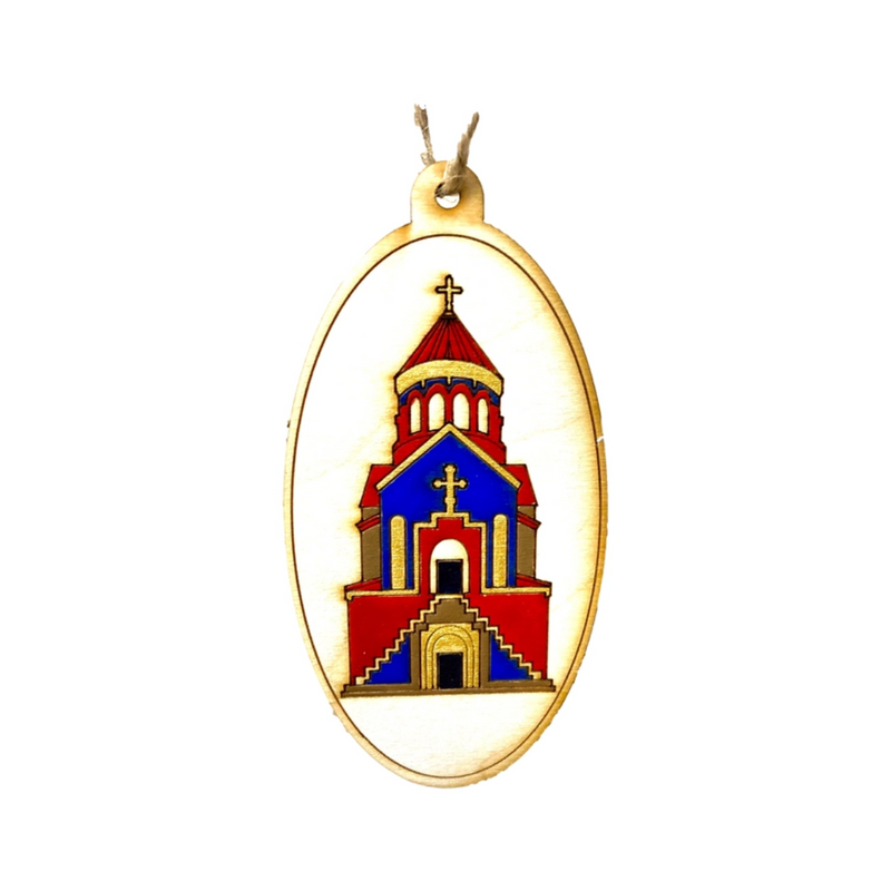 Hand Painted Chapel Ornament Collection (4 Piece Set)