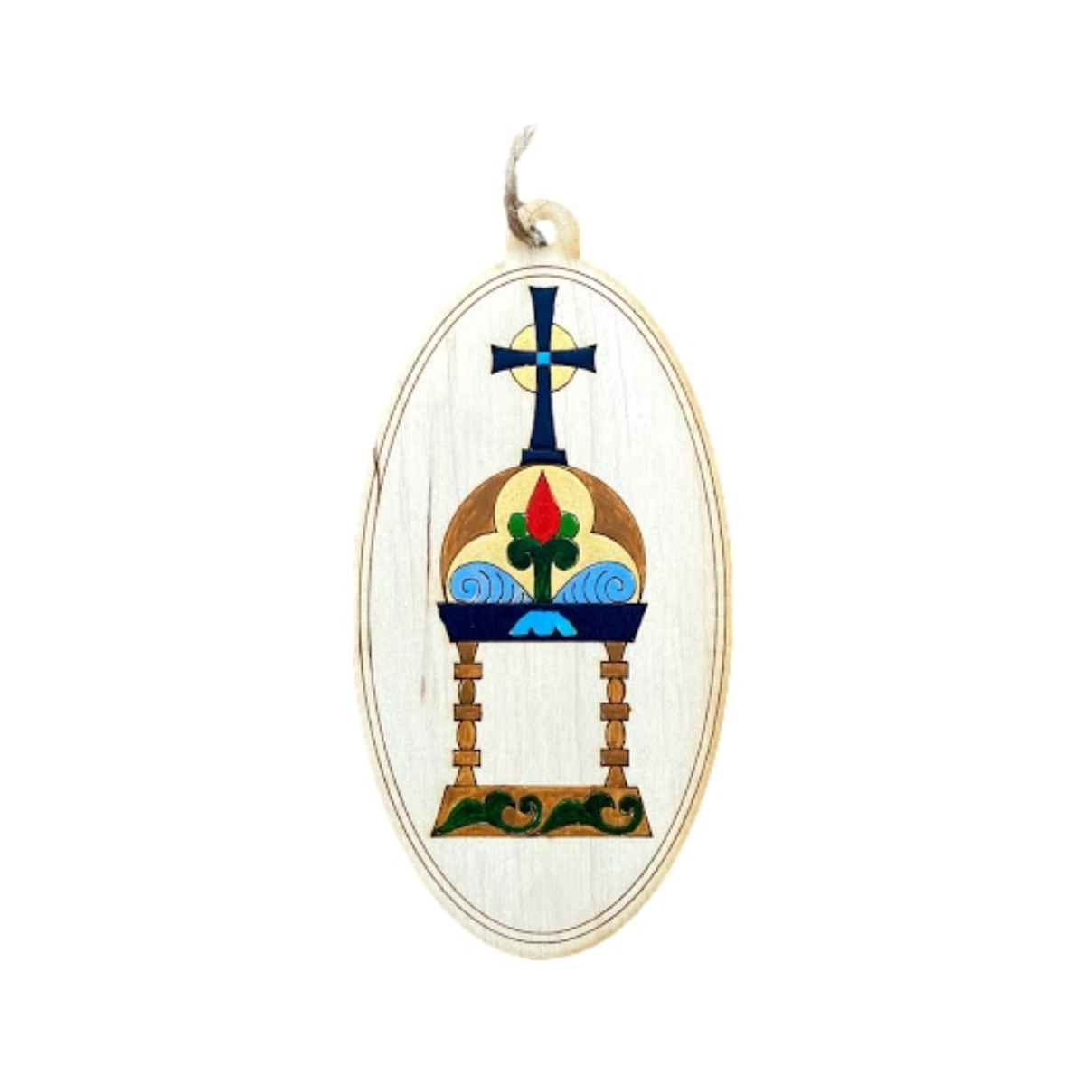 Christmas Hand Painted Chapel Ornament Collection