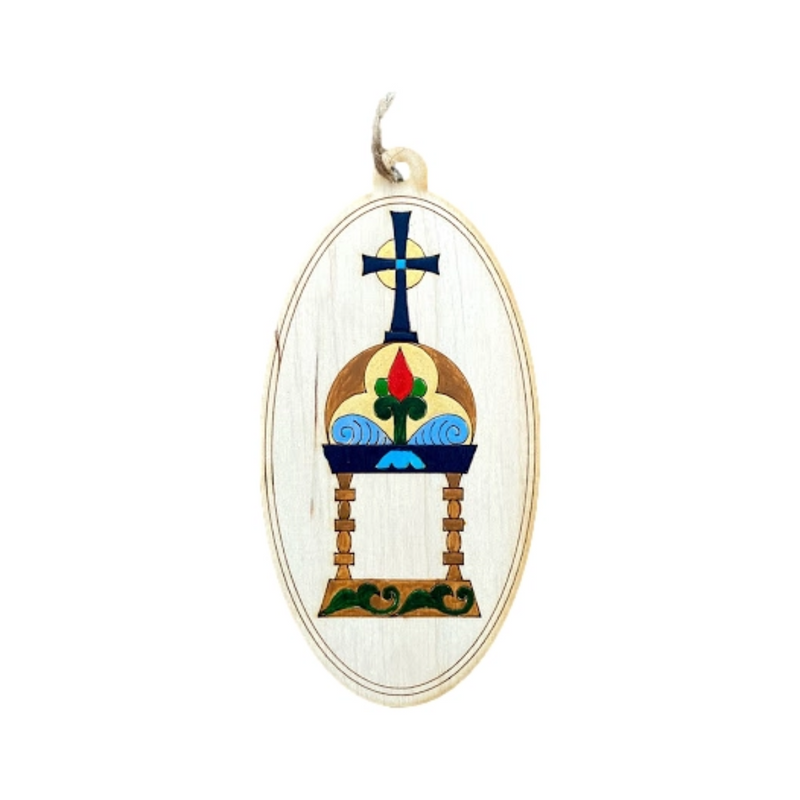 Hand Painted Chapel Ornament Collection (4 Piece Set)