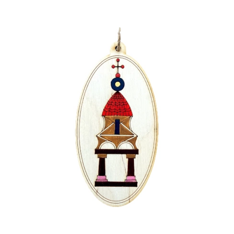 Hand Painted Chapel Ornament Collection (4 Piece Set)