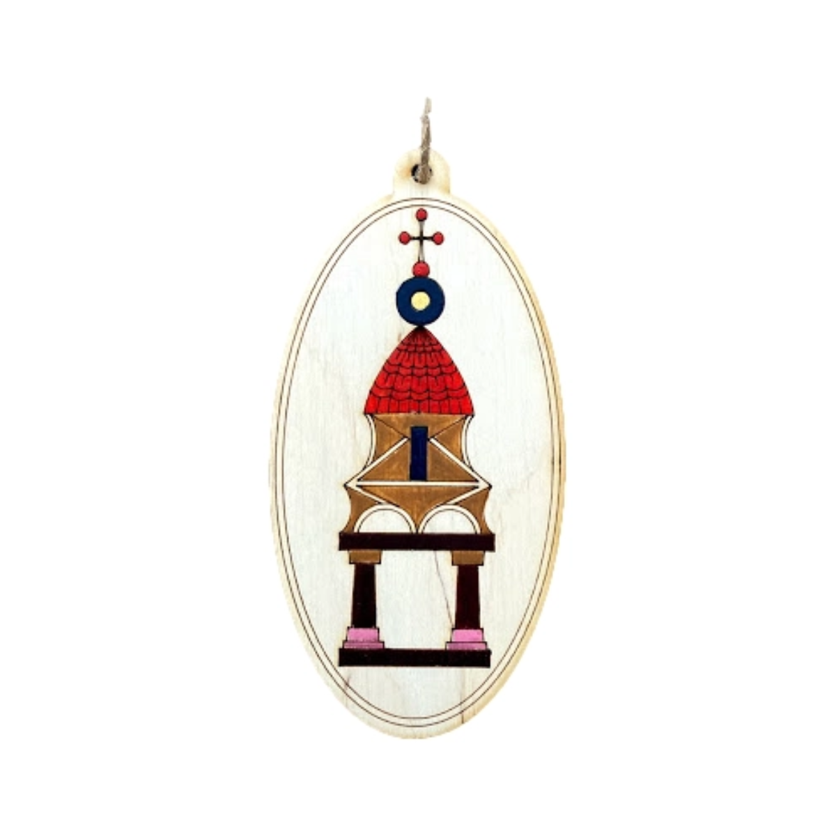 Hand Painted Chapel Ornament Collection