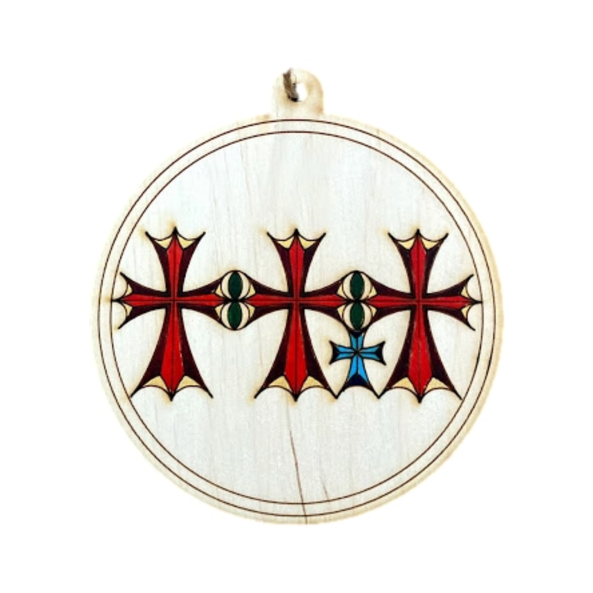 Hand Painted Cross Ornament Collection