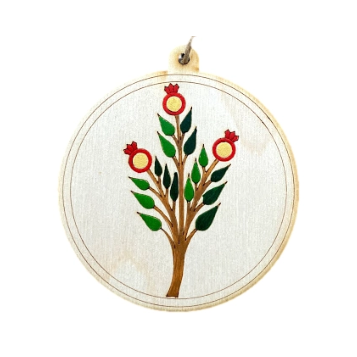 Hand Painted Pomegranate Ornament Collection