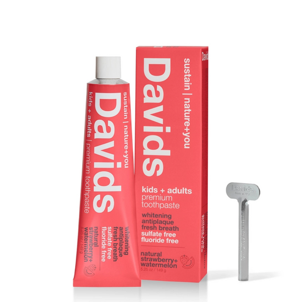 Davids Kids + Adults Premium Toothpaste / Strawberry Watermelon