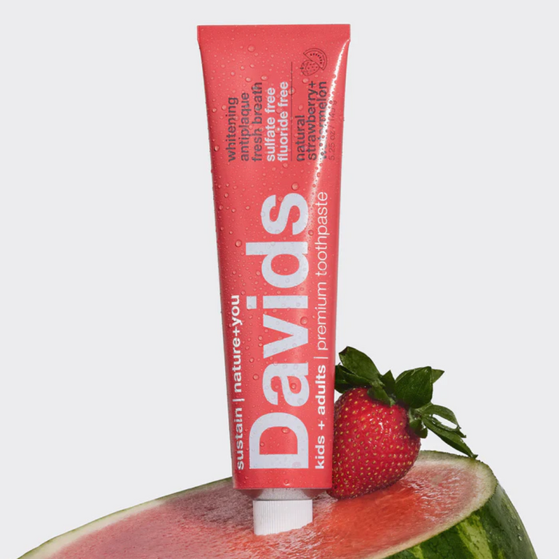 Davids Kids + Adults Premium Toothpaste / Strawberry Watermelon