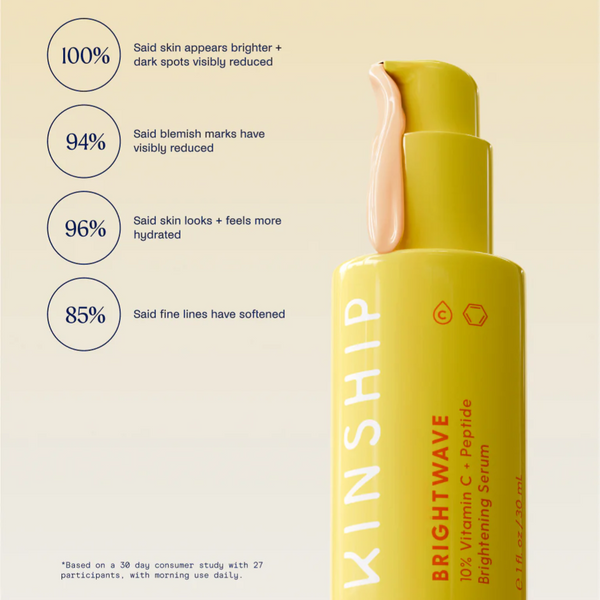 Brightwave 10% Vitamin C + Peptide Brightening Face Serum