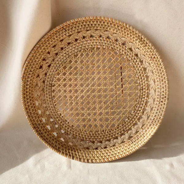 Coquina Rattan Basket