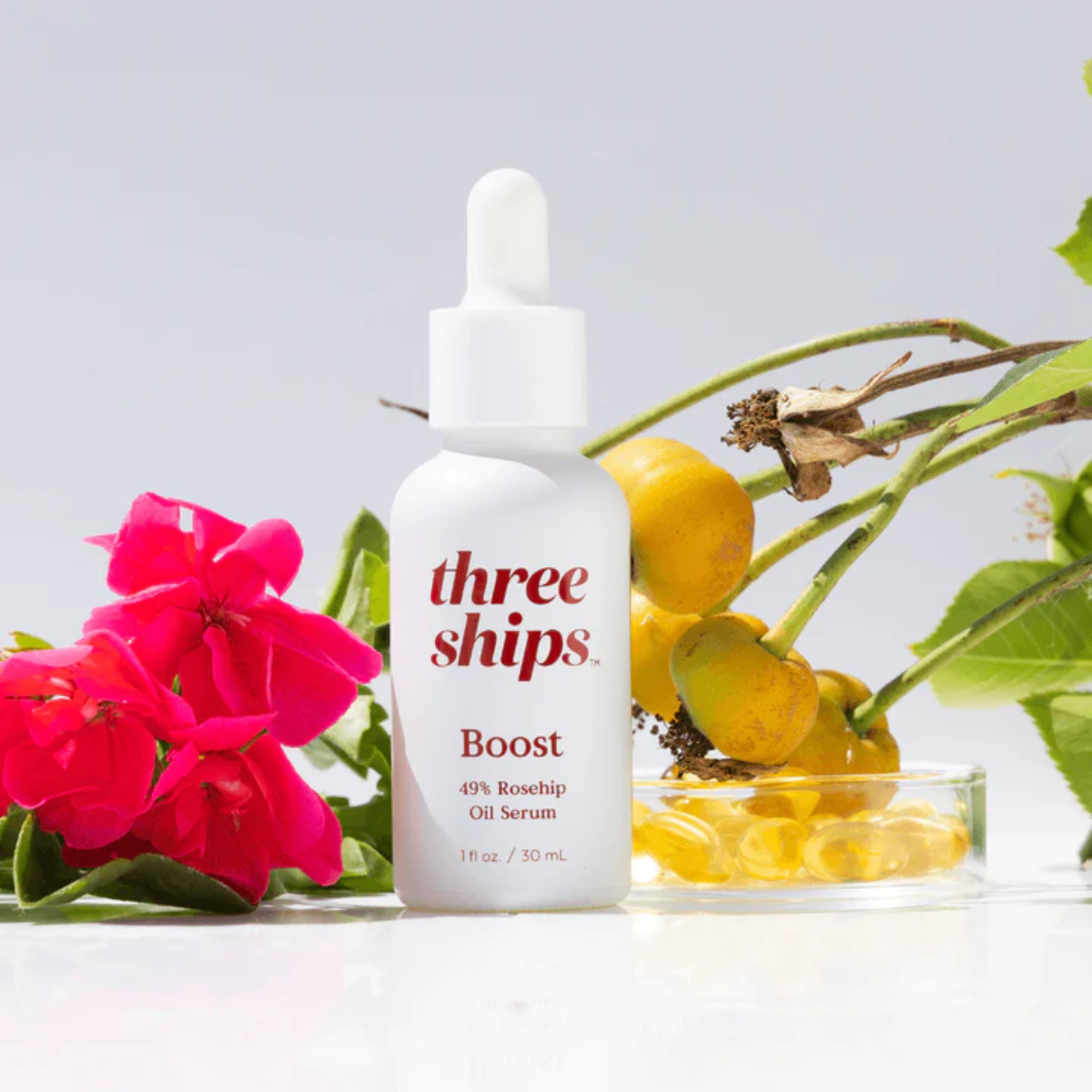 Three Ships Boost Rosehip Face Oil Kit